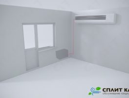 (РУС) установка внутреннего блока кондиционера
