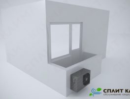 (РУС) установка внешнего блока кондиционера