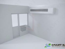 (РУС) установка внутреннего блока кондиционера