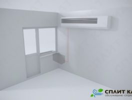 (РУС) установка внутреннего блока кондиционера